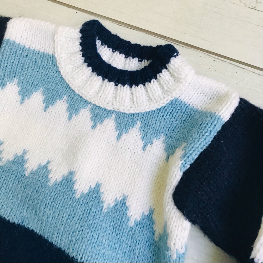 Hand Knit Sweater 2T - Picture 3 of 4